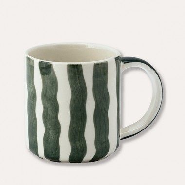 Magazin Minori - Becher Stripes - gentle green