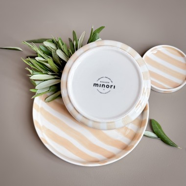 Magazin Minori - Teller Stripes - boho beige