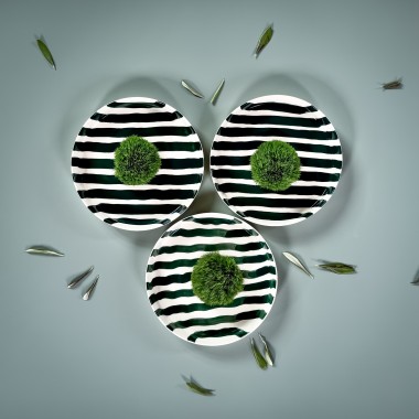 Magazin Minori - Teller Stripes - gentle green