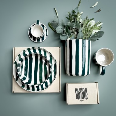 Magazin Minori - Teller Stripes - gentle green