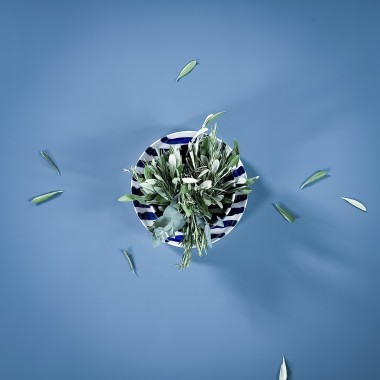 Magazin Minori - Becher Stripes - mare blue
