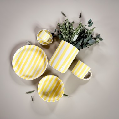 Magazin Minori - Schale Stripes - spiaggia yellow