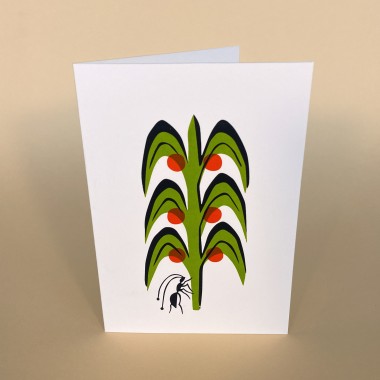 Print now - Riot later ● Frühlingspflanze, Karte mit Umschlag