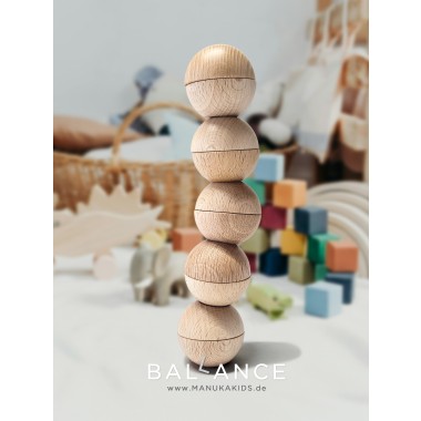 BALLANCE (L) – Gedulds- & Geschicklichkeitsspiel für Jung und Alt (Set mit 10 Teilen)