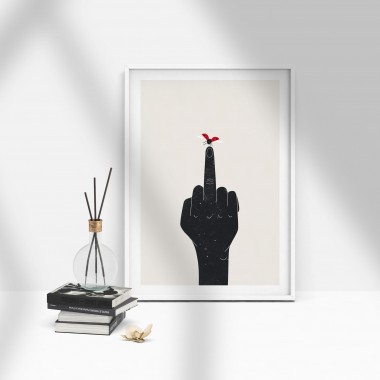 Amy & Kurt Berlin A3 Artprint "Marienkäfer"