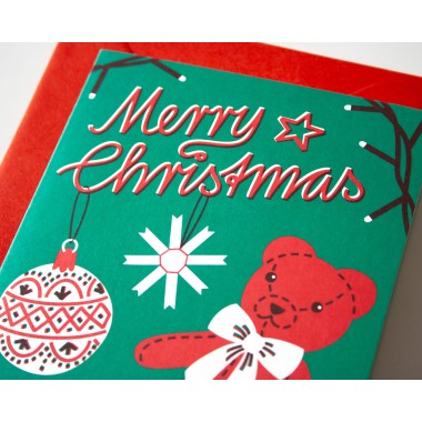 Weihnachtskarte »Merry Christmas« // Papaya paper products