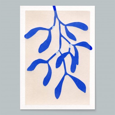 Linoldruck »Mistletoe« (15x21cm) / fidu—fine paper goods