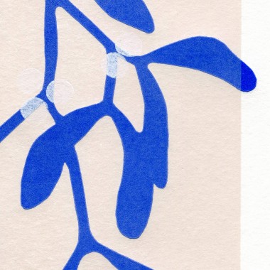 Linoldruck »Mistletoe« (15x21cm) / fidu—fine paper goods