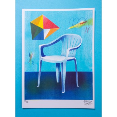 Martin Krusche - Risographie »Monobloc«, 29,7x42cm (DINA3)