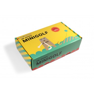 Mr. Woods - Minigolf Spielset mit 3 Holz-Bahnen von NEUE FREUNDE