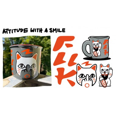 Tasse „F You Neko“ – Heldbergs Games