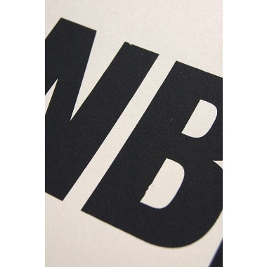 Buchstabenort Nürnberg Stadtteile-Poster Typografie