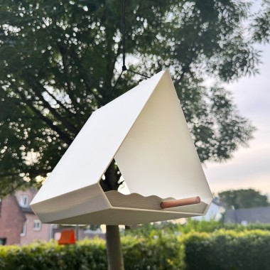 Vogelhaus NOA - aus nachhaltigem Kunststoff und Ultra-Beton "Large"