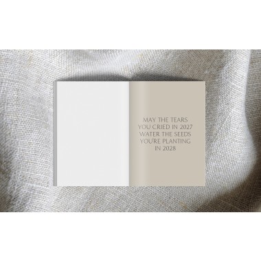 Notizheft 2027 Mondkalender A6 beige // ShellyCreates
