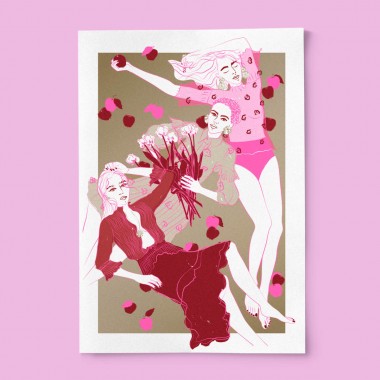 Artprint Poster DAUGHTERS OF EDEN von ODE TO AYVI