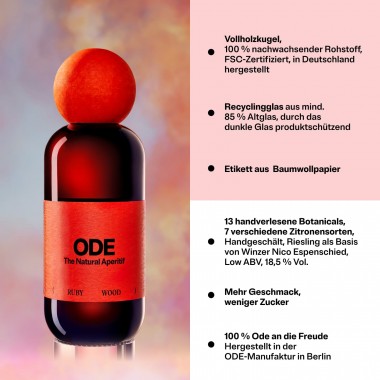 ODE Ruby Wood 0,5L • 18,5 % Vol.