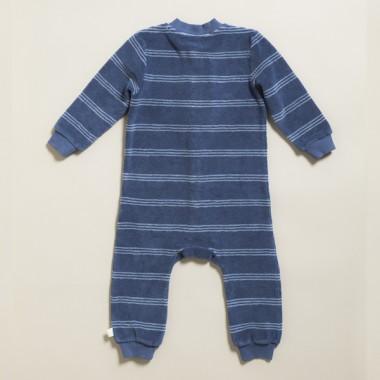 Onepiecee Terry Stripes Gray Blue