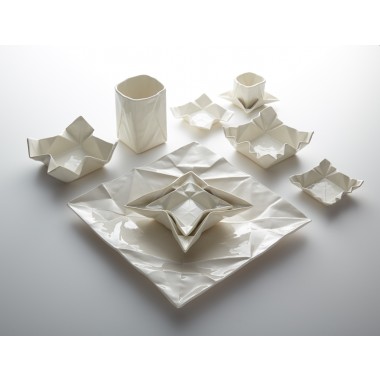 moij design Origami Dipschale natur