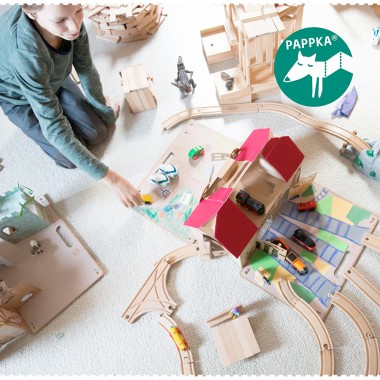 PAPPKA® Haus. Mach' was draus. Faltbares Spielhaus für mehr Kreativität und Platz im Kinderzimmer – natürlich aus stabilem Karton