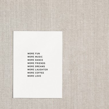 Love is the new black – Postkarten-Set "Good Times"