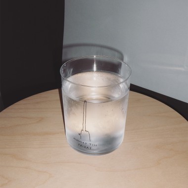 Monday till friday - 500ML Glas - yahya studio, johanna schwarzer