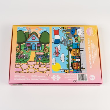 PARIS und HOME SWEET HOME , 2x 260 Teile in einer Box