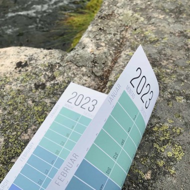 Wandkalender 2023 „Pastell“ | Das Original von Wi-La-No | 100 % Recyclingpapier | Limited Edition