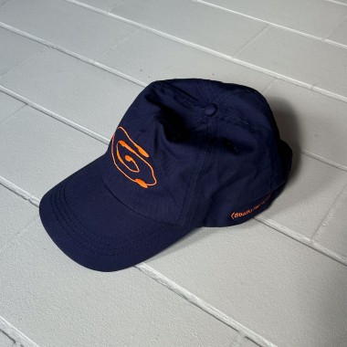 Swirl Cap navy — Paul & Toni Merch Dad Cap Low Profile