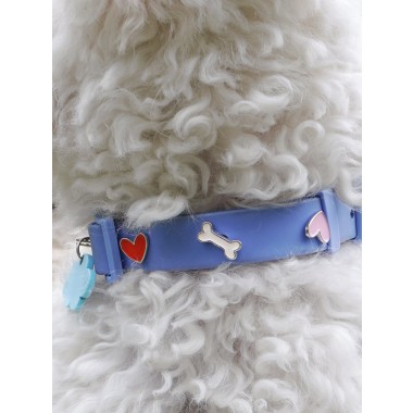 Knochen Hundehalsband Anhänger Weiß - PawPopz