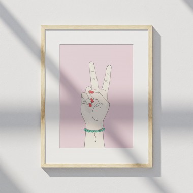 Amy & Kurt Berlin Artprint "Peace"