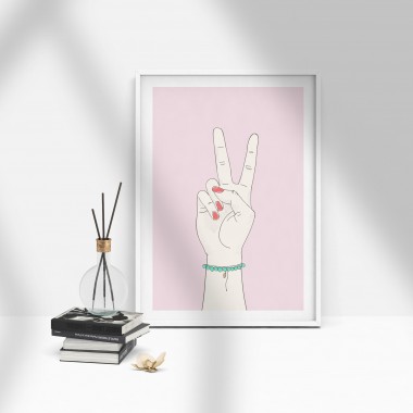 Amy & Kurt Berlin Artprint "Peace"