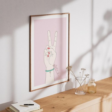 Amy & Kurt Berlin Artprint "Peace"
