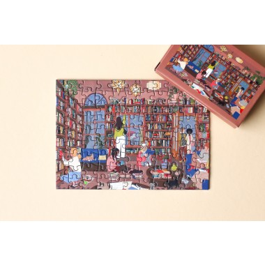 Piecely Book Nook Minipuzzle, 99 Teile