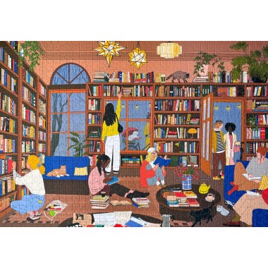 Piecely Book Nook Puzzle, 1000 Teile