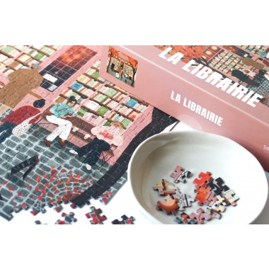 Piecely La Librairie Puzzle, 500 Teile