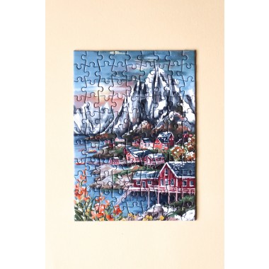Piecely Lofoten Norway Minipuzzle, 99 Teile