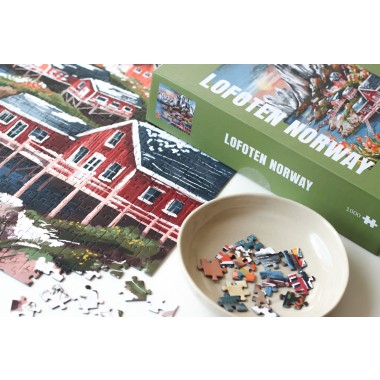 Piecely Lofoten Norway Puzzle, 1000 Teile
