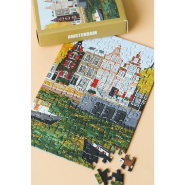 Piecely Amsterdam Minipuzzle, 99 Teile