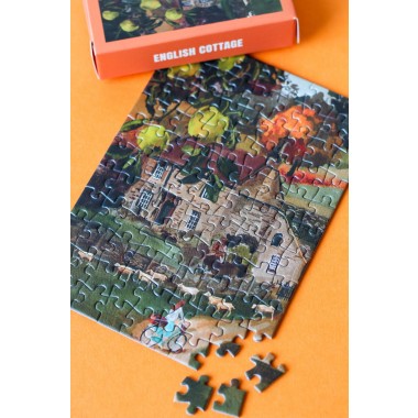 Piecely English Cottage Minipuzzle, 99 Teile