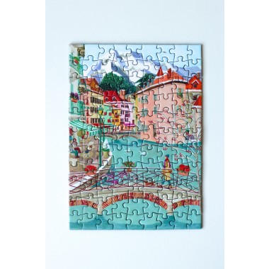 Piecely French Alps Minipuzzle, 99 Teile