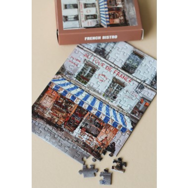 Piecely French Bistro Minipuzzle, 99 Teile