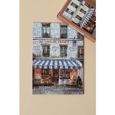 Piecely French Bistro Minipuzzle, 99 Teile