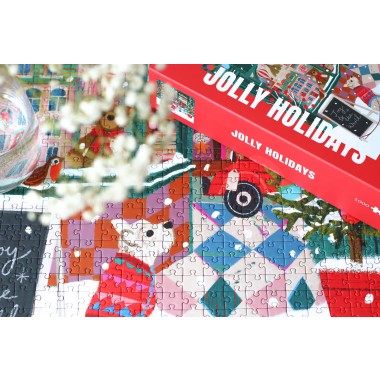 Piecely Jolly Holidays Puzzle, 1000 Teile