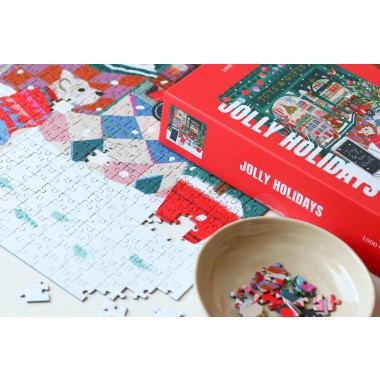 Piecely Jolly Holidays Puzzle, 1000 Teile