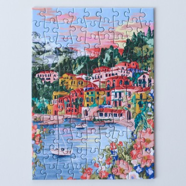 Piecely Lake Como Minipuzzle, 99 Teile