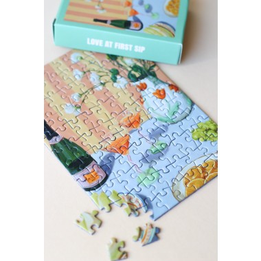 Piecely Love at First Sip Minipuzzle, 99 Teile