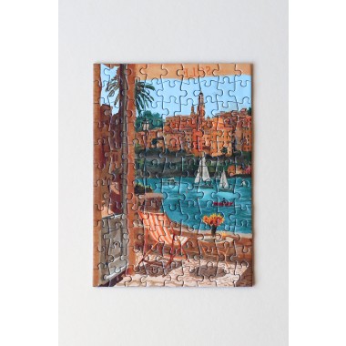 Piecely Menton France Minipuzzle, 99 Teile