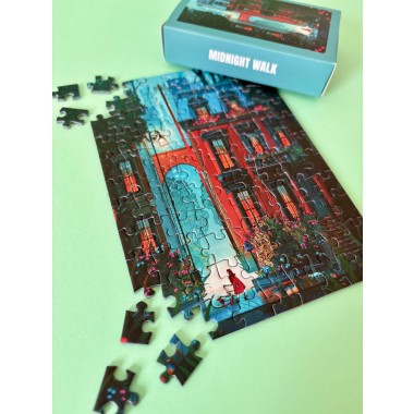 Piecely Midnight Walk Minipuzzle, 99 Teile