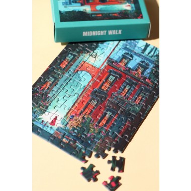 Piecely Midnight Walk Minipuzzle, 99 Teile