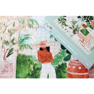 Piecely Peaceful Morocco Puzzle, 1000 Teile
